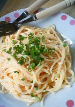 お気に入りレシピ☆明太子のクリームパスタ-レシピのメイン写真