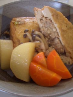 厚揚げのひき肉サンド-レシピのメイン写真
