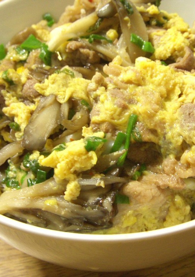 豚キム卵とじ丼-レシピのメイン写真