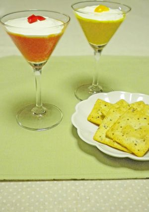 自然な甘み♡パプリカのムース-レシピのメイン写真