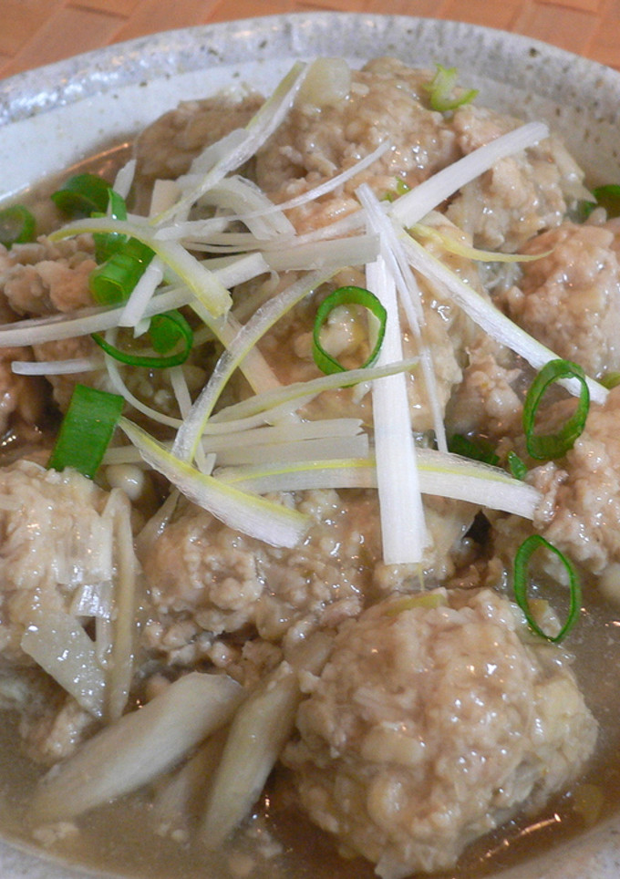 〇◎鶏ごぼうだんご◎〇柚子胡椒あんかけ-レシピのメイン写真