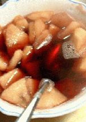 林檎の赤ワイン煮-レシピのメイン写真
