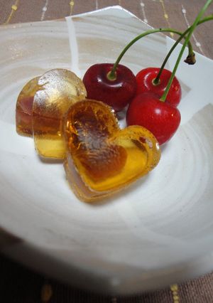 さくらんぼのサワードリンク＆紅茶のグミ-レシピのメイン写真