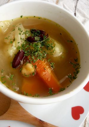 食べるスープで朝ごはん♪-レシピのメイン写真