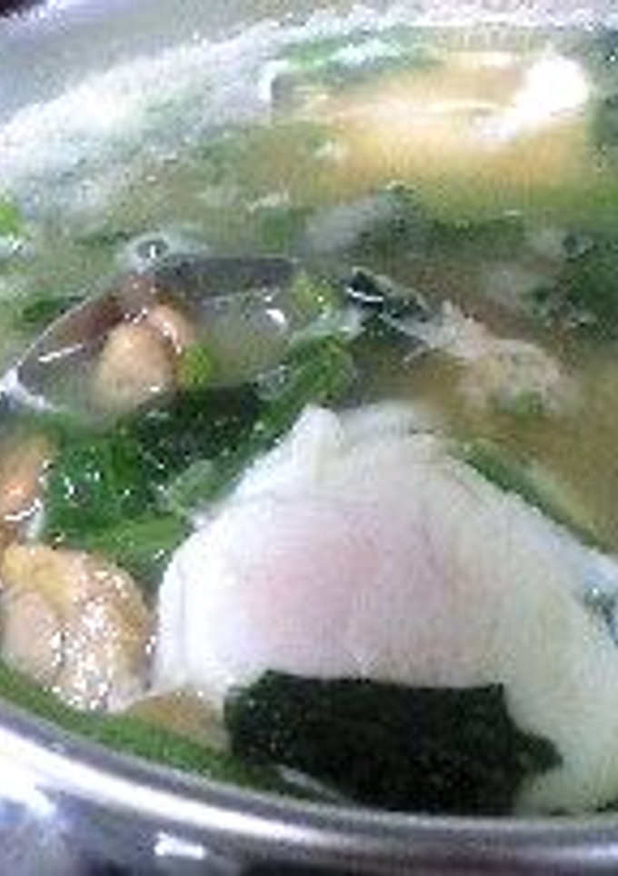 大粒納豆とほうれん草の味噌汁-レシピのメイン写真