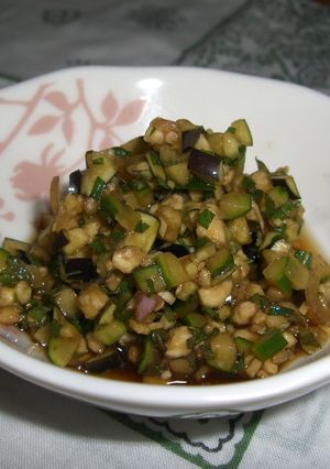 ご飯のお供に♪夏野菜たっぷり　『だし』-レシピのメイン写真
