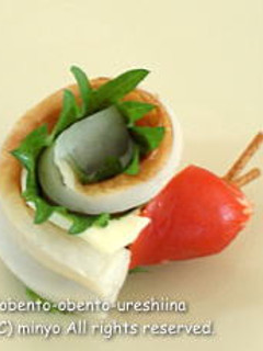 ちくわカタツムリ:簡単キャラ弁おかず-レシピのメイン写真