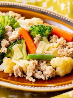 野菜と鶏ひき肉のそぼろ煮-レシピのメイン写真