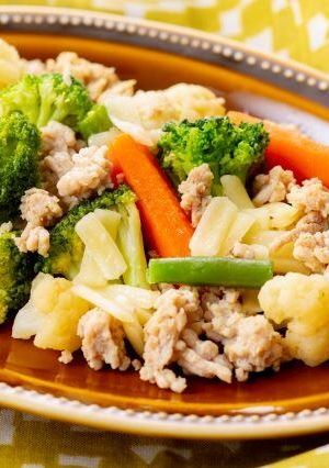 野菜と鶏ひき肉のそぼろ煮-レシピのメイン写真