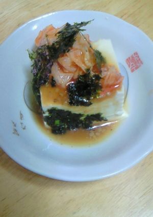 豆腐には焼肉のタレ！！-レシピのメイン写真
