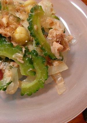 シーチキン＋豆とゴーヤのおかかサラダ-レシピのメイン写真