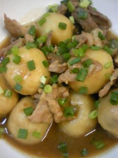 里芋と豚肉の煮物-レシピのメイン写真