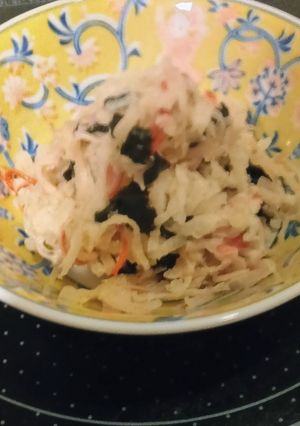大根とカニカマと海苔のサラダ-レシピのメイン写真