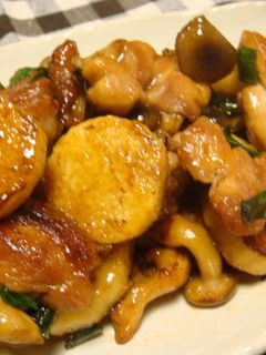 *鶏肉と長いもの甘辛炒め*-レシピのメイン写真