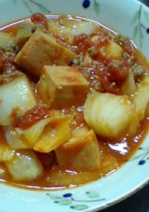 トマト缶詰で☆お手軽旨〜♪なトマト麻婆♪-レシピのメイン写真