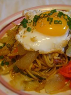 ピリ辛やきそば-レシピのメイン写真