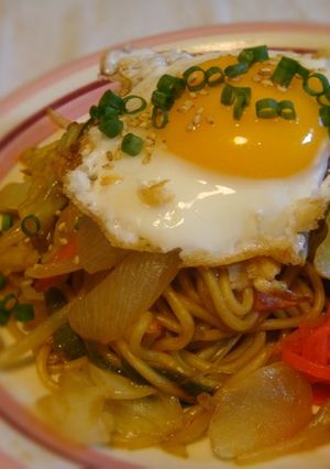 ピリ辛やきそば-レシピのメイン写真