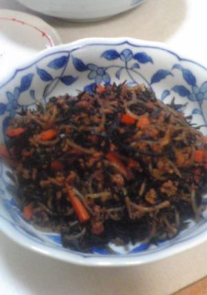 ひじきとしらたきと挽き肉のそぼろ煮-レシピのメイン写真
