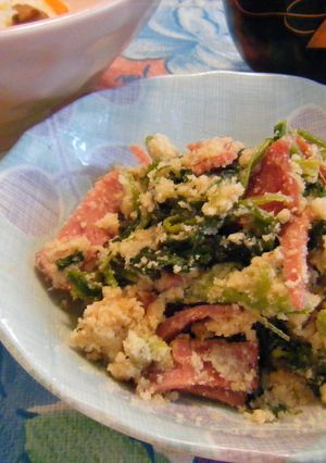 簡単☆ヘルシー☆おからとほうれん草の朝食-レシピのメイン写真
