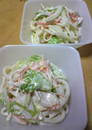 サラダうどん☆焼肉塩だれ〜☆-レシピのメイン写真
