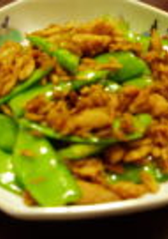 ツナときぬさやの和風カレー炒め-レシピのメイン写真