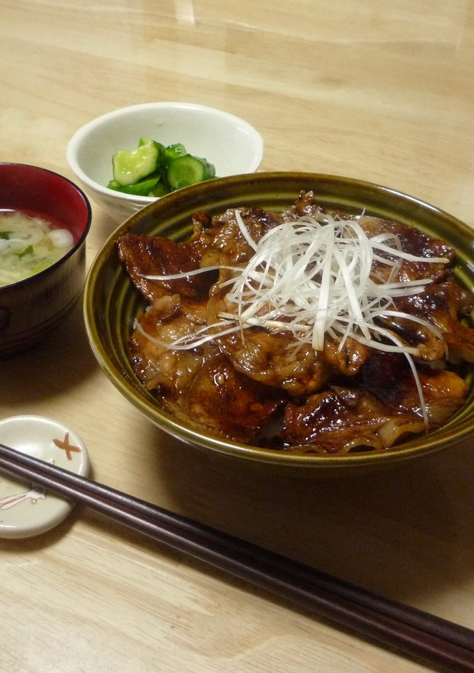 北海道十勝風～豚丼！とタレ-レシピのメイン写真