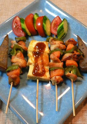ヘルシー☆焼き鳥盛り合わせ-レシピのメイン写真