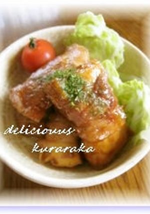 簡単厚揚げの豚肉巻き煮-レシピのメイン写真