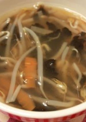 磯の香り♡のりと野菜のスープ-レシピのメイン写真