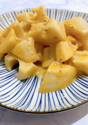 簡単！夕飯に！おつまみにも！蓮根の辛子和え-レシピのメイン写真