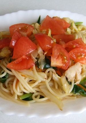 さわらの西京焼入り冷製パスタ-レシピのメイン写真