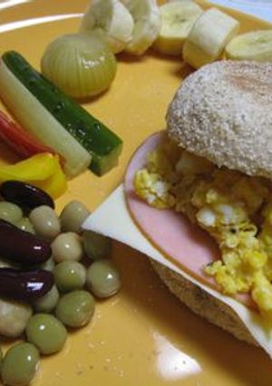 ヘルシーサンドランチ♪ピクルス添え-レシピのメイン写真