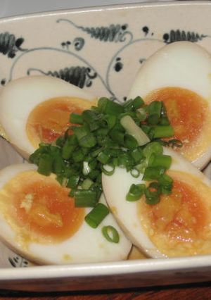 キャベツのたれで味玉-レシピのメイン写真