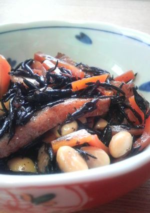 ひじきの煮物で貧血撃退！鉄分補給-レシピのメイン写真