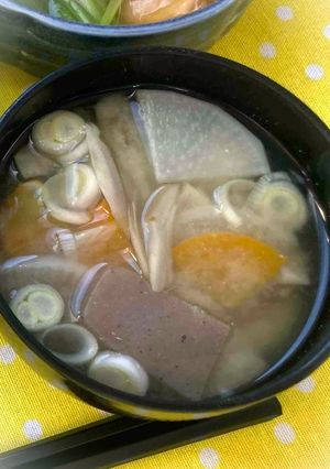 根菜のみそ汁-レシピのメイン写真