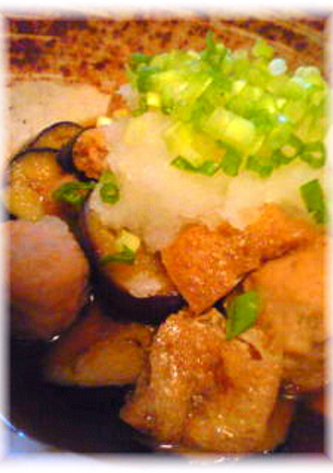 鶏団子となすのさっぱり揚げ浸し-レシピのメイン写真
