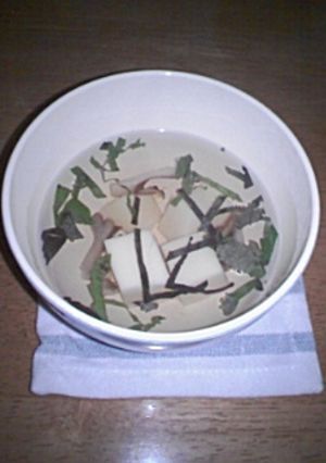 たまご豆腐のお吸い物-レシピのメイン写真
