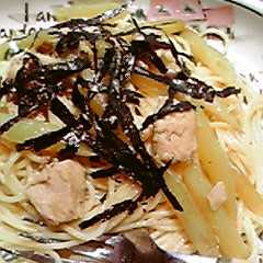 フキとツナの和風パスタ♪-レシピのメイン写真