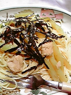 フキとツナの和風パスタ♪-レシピのメイン写真