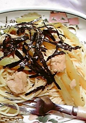 フキとツナの和風パスタ♪-レシピのメイン写真