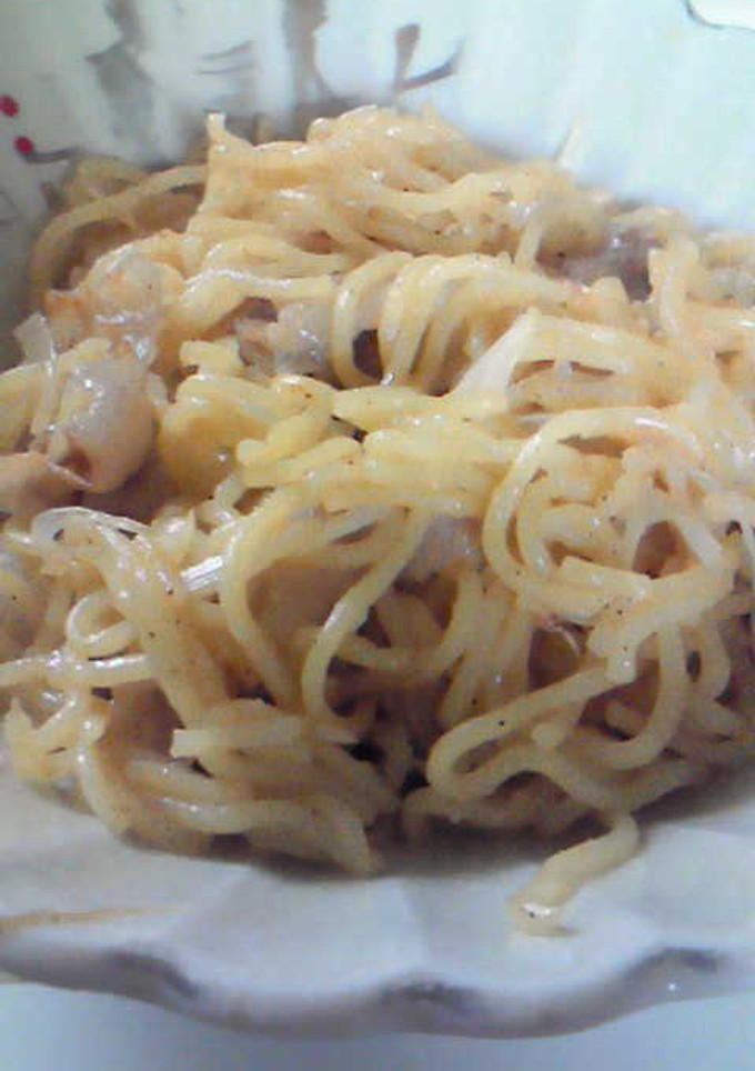 ねぎと豚で塩焼きそば-レシピのメイン写真