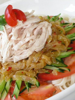 ★バンバンジーうどん★-レシピのメイン写真