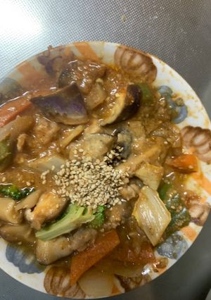 簡単中華風梅オイ照り味回鍋肉青椒肉絲風-レシピのメイン写真