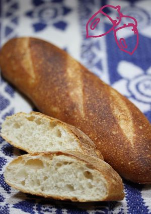☆酵母種使いきり no フランスパン☆-レシピのメイン写真