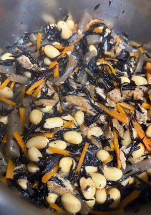 大豆入りひじきの煮物-レシピのメイン写真