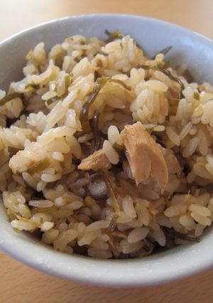 とにかく簡単❤ツナと塩昆布の炊き込みご飯-レシピのメイン写真
