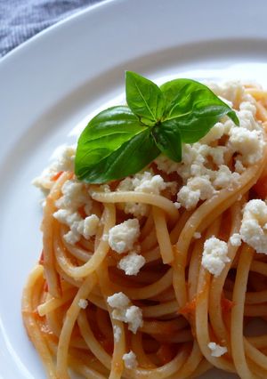 おこりんぼのパスタ　リコッタ添え-レシピのメイン写真