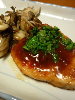 梅干1つでさっぱり♪カジキの照り焼き-レシピのメイン写真