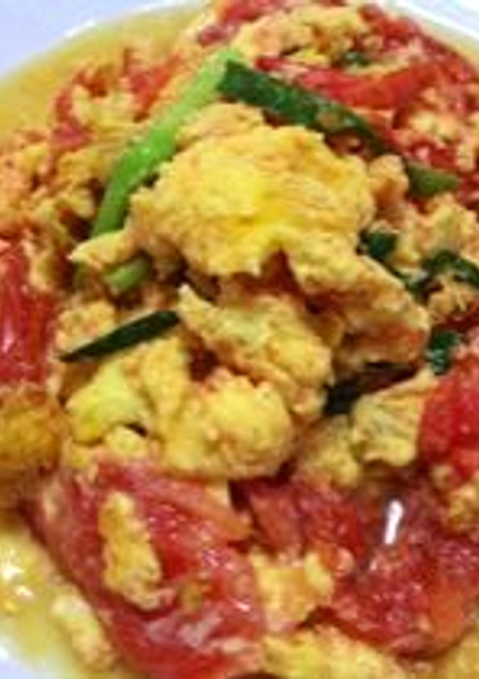 台湾家庭料理♪トマト＆玉子の炒めもの♪-レシピのメイン写真