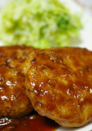 まるで肉！サメでハンバーグ♪-レシピのメイン写真